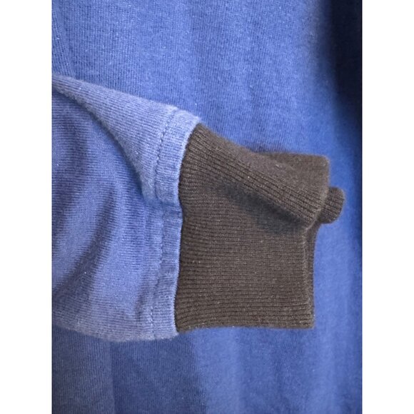 Vintage Tommy Hilfiger Rugby Long Sleeve Shirt Mens XL Blue White Striped Logo C - Picture 7 of 7